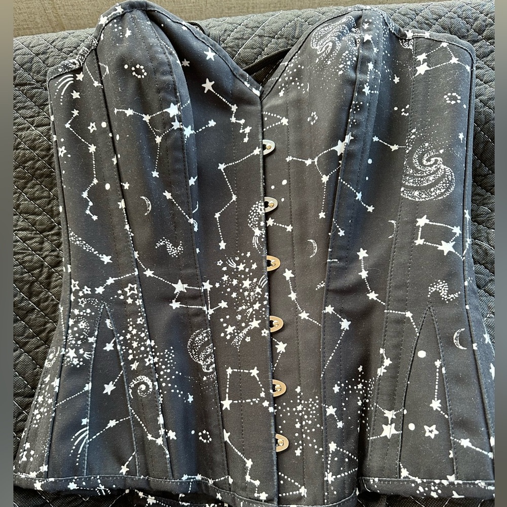 Astronomy Black Corset